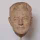 Buste d’artiste terracotta Nereo Quagliato 1970