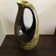 Green and yellow Scottish ceramic vase