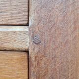 Oak chest of drawers