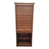 Old oak curtain filing cabinet