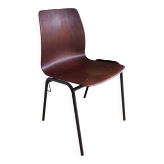 Chaise Pagholz en bois et acier