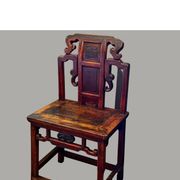 Chinese Carved Apparatus Chair – Qing Dynasty / Early 20th Century