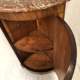 Fully inlaid neck cabinet, eighteenth-century marble top