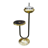 Art Deco floor ashtray in brass and metal