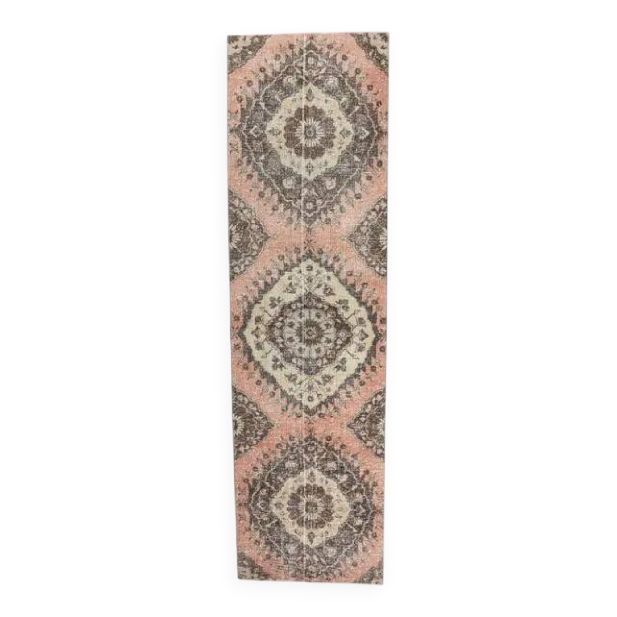 Turkish Oushak Wool Runner 97x352