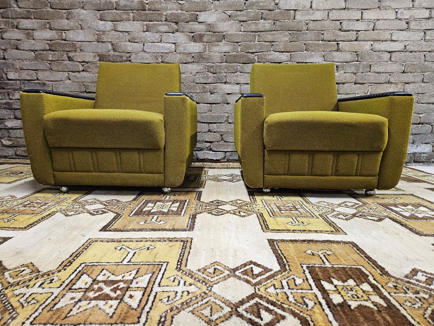 Pair of vintage armchairs 1960s