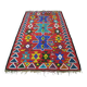 Vintage Kilim Rug Ancient Nomadic Tribal Traditional Multicoloured