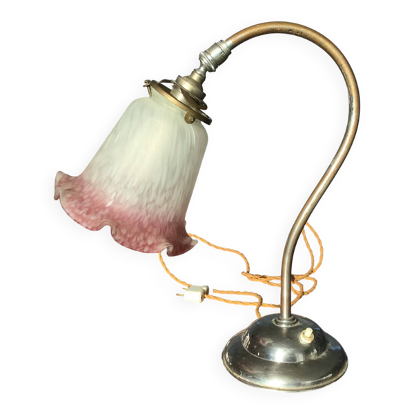 Lampe de bureau tulipe col de cygne vintage
