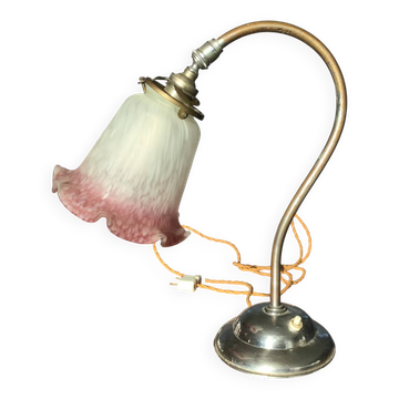 Lampe de bureau tulipe col de cygne vintage