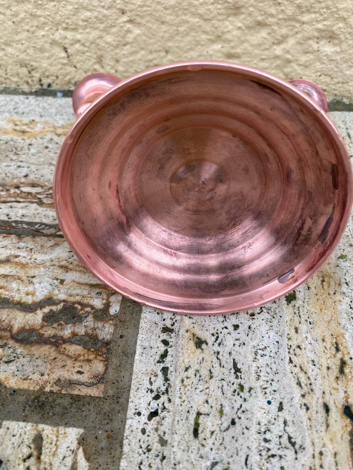 Villedieu copper candle holder