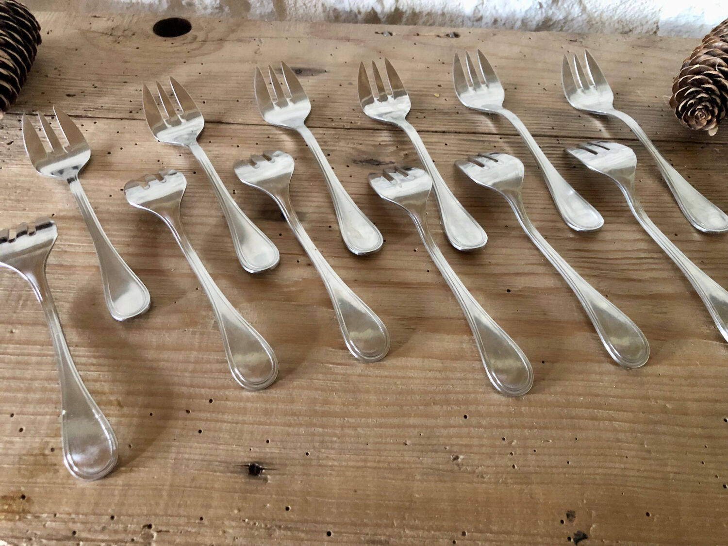 Guy Degrenne oyster forks