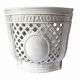 Openwork planter in Italian earthenware
