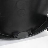 Chaises de salle à manger en cuir noir Dialogo par Afra et Tobia Scarpa pour B&B Italia