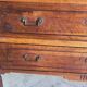 LOUIS XVI COMMODE WITH 2 DRAWERS IN SOLID WALNUT FROM THE 19TH CENTURY