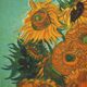 Vincent VAN GOGH: The Sunflowers, signed lithograph