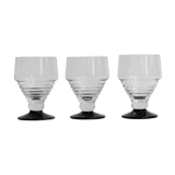 3 verres vintage