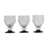 3 verres vintage