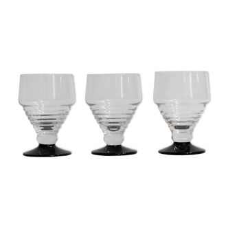 3 verres vintage