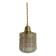 Vintage amber glass suspension globe