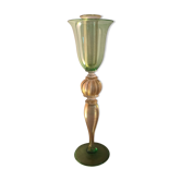 Bougeoir en verre de Murano