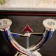 Fleche candelabrum plated in silver by Gio Ponti for Christofle, 1928