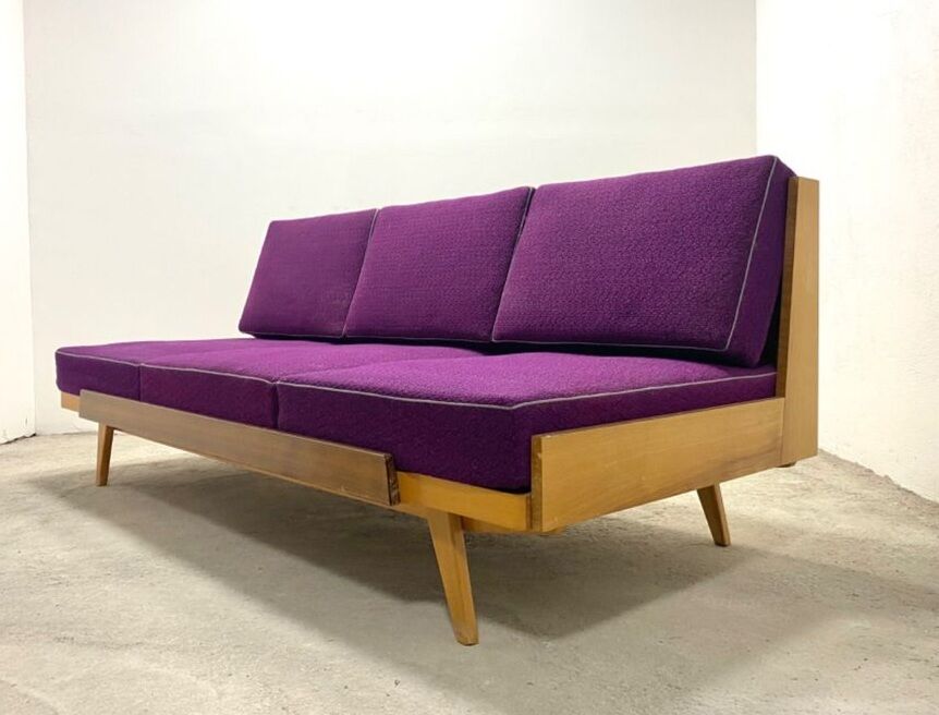 Sofa bed edition Jitona, vintage Czechoslovakia 1960