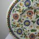 Plat émaux de Thoune signé Schoch-Läderach ancien Suisse artisanal & rare