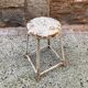 Industrial metal stool