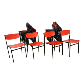 Set of 25 Gijs Van Der Sluis poppy chairs