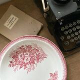 Plat creux fleuri