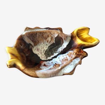 Small Vallauris style fish ashtray
