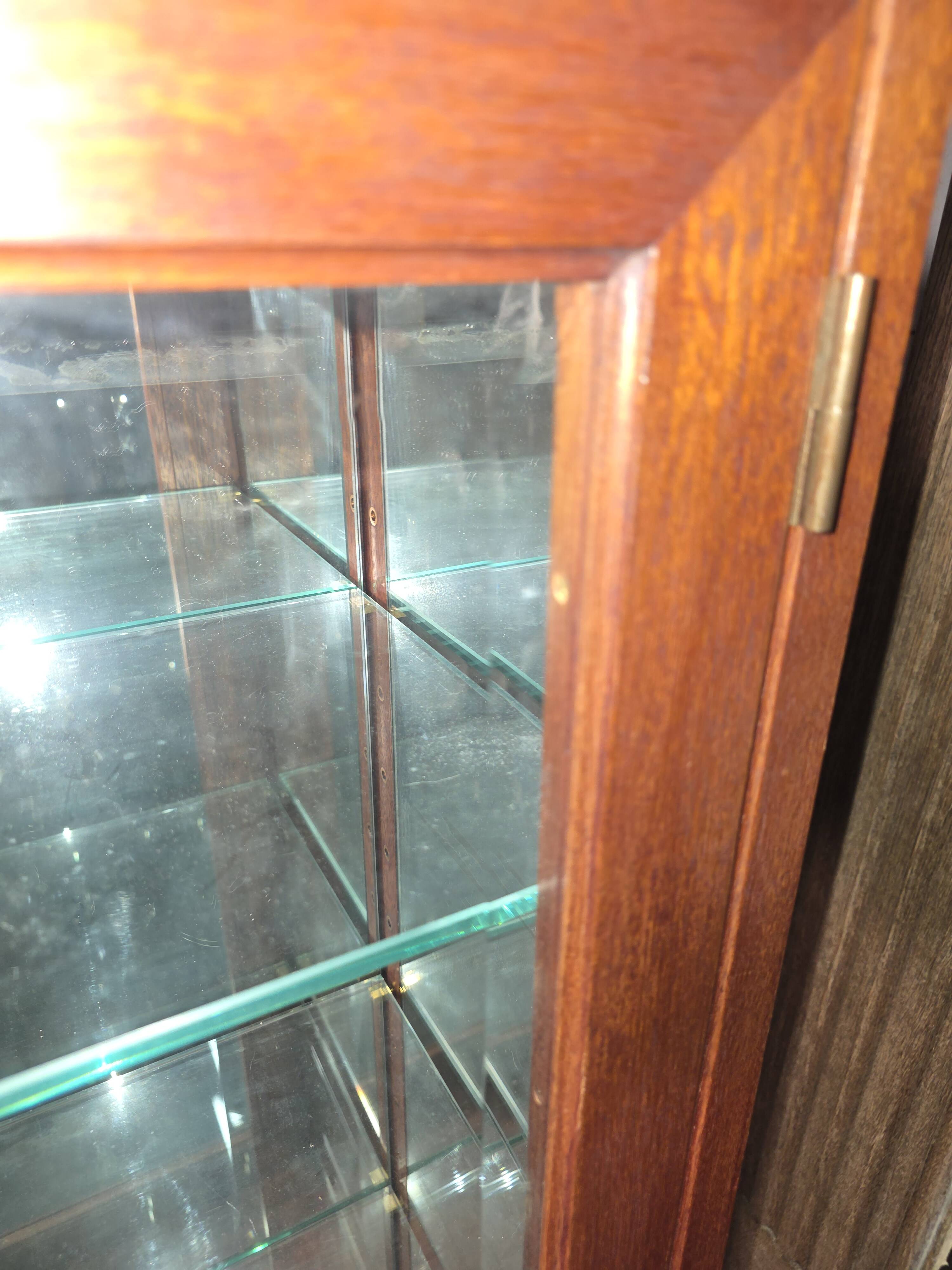 Mahogany display cabinet 20th century