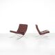 Paire de fauteuils Barcelona Ludwig Mies van der Rohe  Knoll.