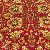 Grand tapis rouge et or, Persan Tabriz, 200 x 285 cm