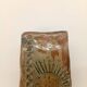 Vintage Ceramic Square Flower Vase Grès Pique Fleurs Scarified France 60