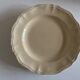 Set of 4 ivory Sarreguemines plates with gadroons