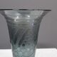 Art Deco Blue Vase Cleared with Acid