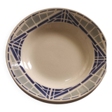 Series of 4 earthenware soup plates