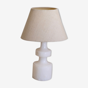 Geometric table lamp in alabaster 50s