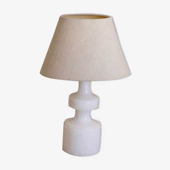 Lampe de table géométrique en albâtre années 50