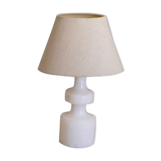 Lampe de table géométrique en albâtre années 50