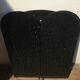 Wrought and cut metal fire screen