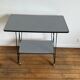 Side table - TV stand - vintage 70s - checkered