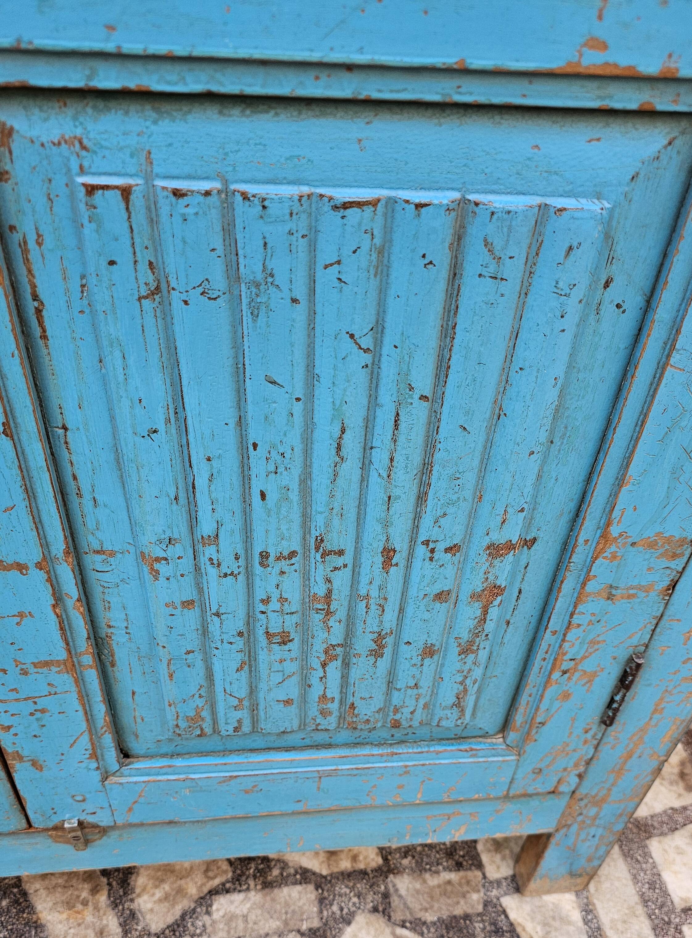 Antique Art Deco sideboard in Burmese teak
