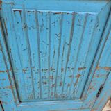 Ancien vaisselier Art déco en teck birman