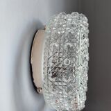 Prisma round ceiling light in vintage glass