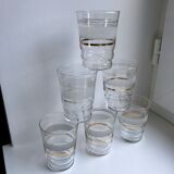 Set of 6 granite glasses, 50