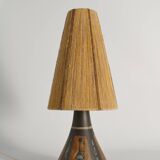 Unique Scandinavian Modern Ceramic Table Lamp by Munk, Sweden