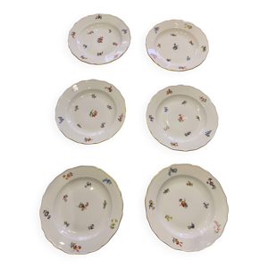 assiettes plates Meissen