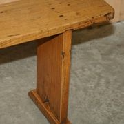 Paire de bancs victorienne en chêne